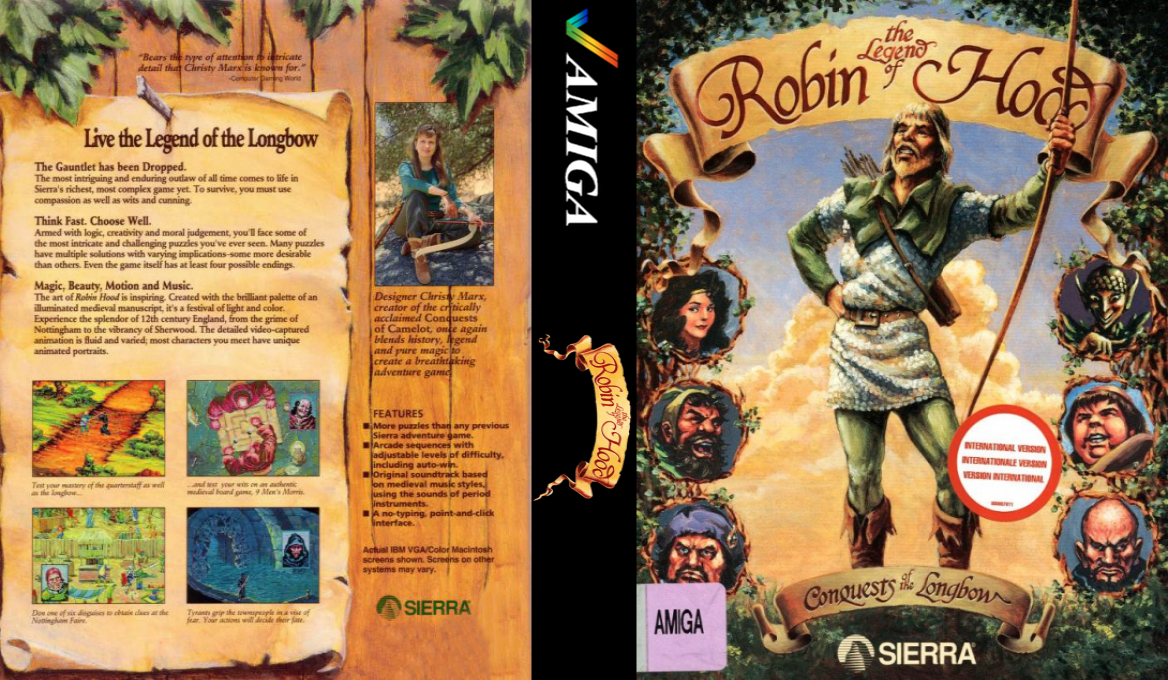 Legend of Robin Hood, The - Conquests of the Longbow — box-texture (WOR)