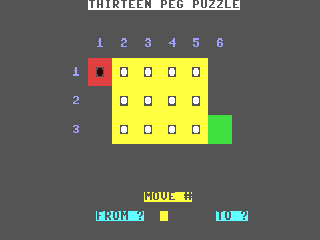 Peg Puzzle — ss (WOR)