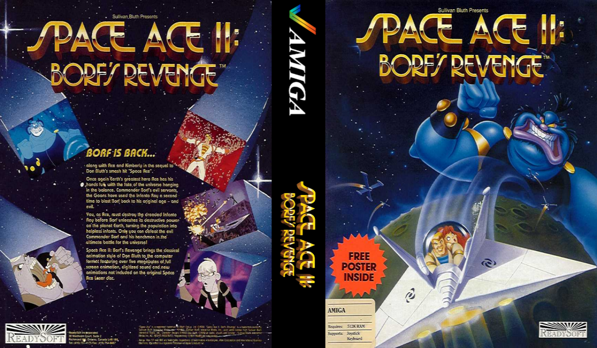 Space Ace II - Borf's Revenge — box-texture (EU)