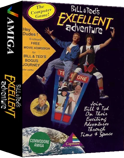 Bill And Ted's Excellent Adventure — box-3D (US)