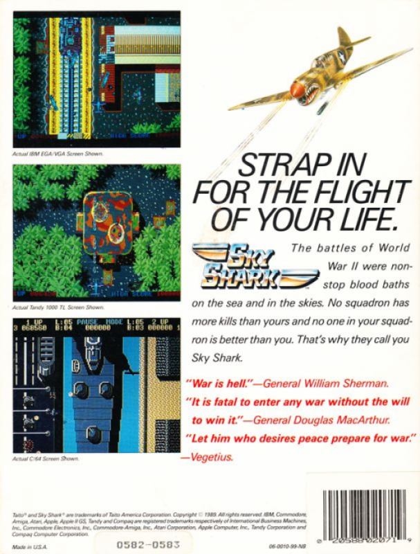 Sky Shark — box-2D-back (US)