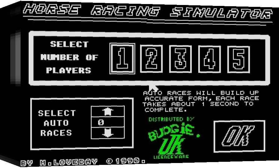 Horse Racing Simulator — box-3D (WOR)