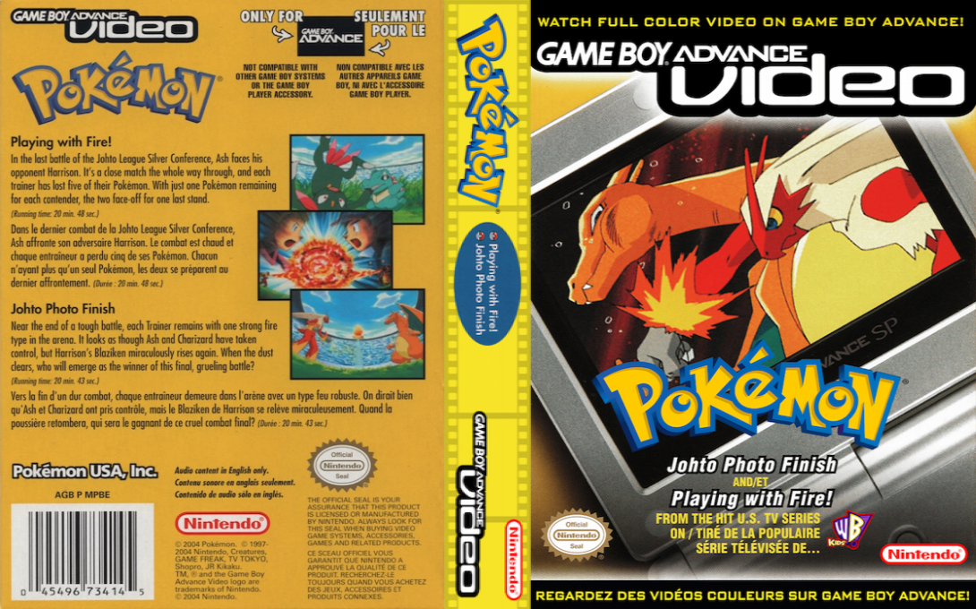Game Boy Advance Video - Pokemon - Volume 1 — box-texture (CUS)