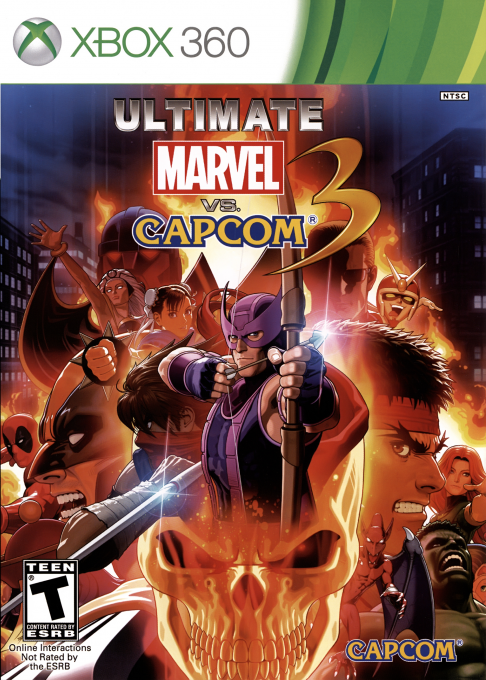 Ultimate Marvel vs. Capcom 3 box art