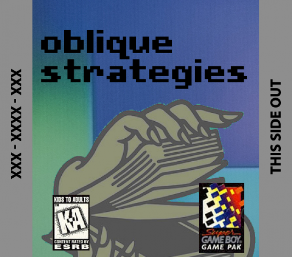 Oblique Strategies — support-texture (WOR)