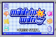 WarioWare, Inc. - Minigame Mania! — sstitle (JP)