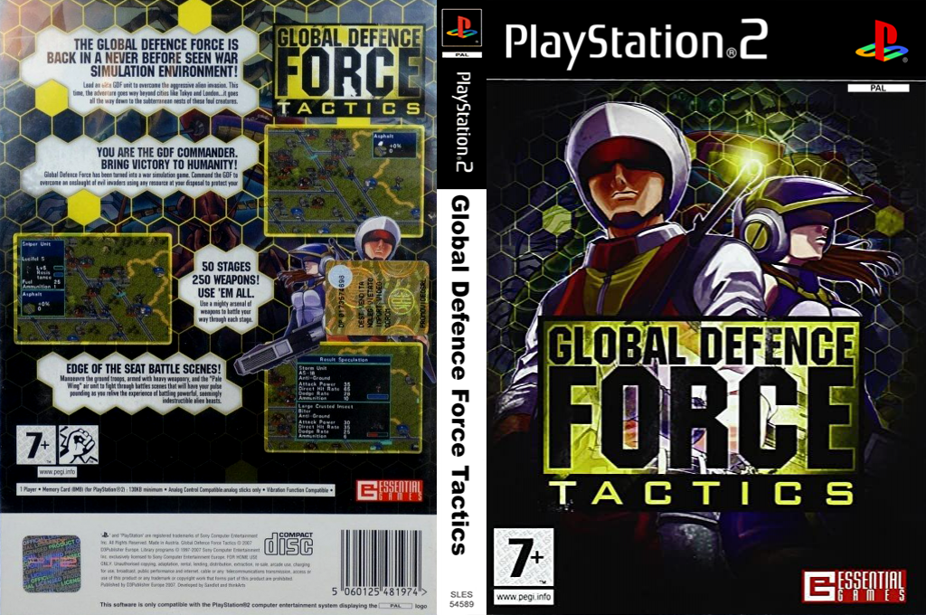 Global Defence Force - Tactics — box-texture (EU)