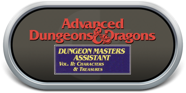 Dungeon Masters Assistant : Volume II : Characters & Treasures — wheel-steel (US)
