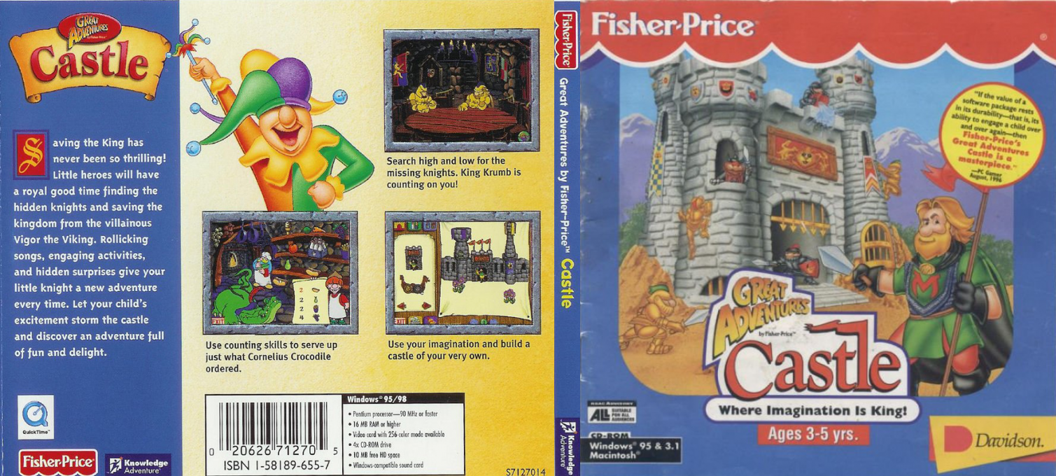 Great Adventures by Fisher-Price: Castle — box-texture (CUS)