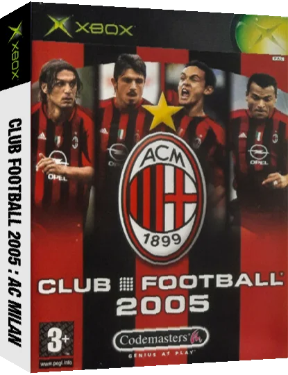 Club Football 2005 - AC Milan — box-3D (EU)