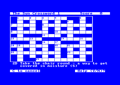 Sun Computer Crosswords, The - Volume 1 — ss (EU)