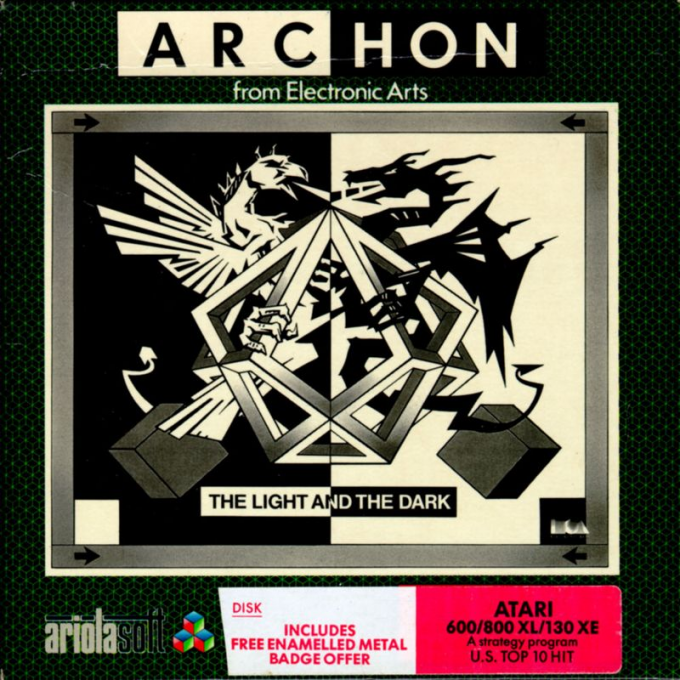 Archon - The Light and the Dark — box-2D (EU)