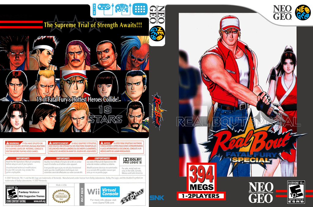 Real Bout Fatal Fury Special — box-texture (US)