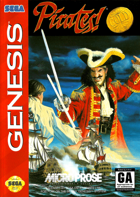 Pirates! Gold box art