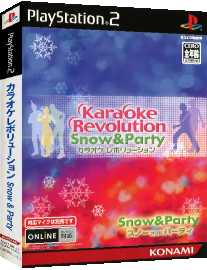Karaoke Revolution - Snow And Party — box-3D (JP)