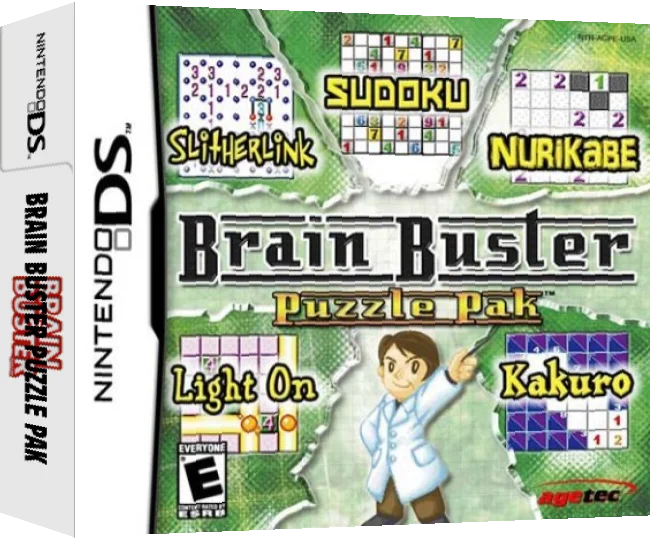 Brain Buster - Puzzle Pak — box-3D (US)