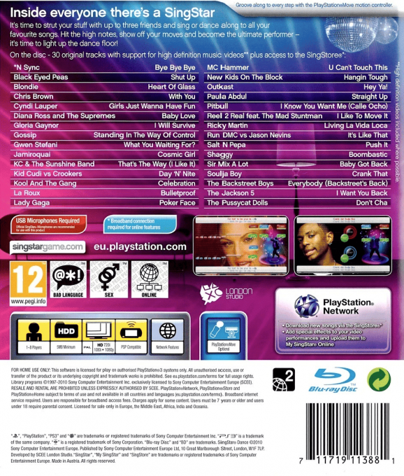 SingStar Dance — box-2D-back (EU)