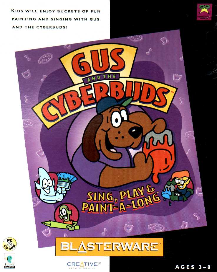 Gus And The Cyberbuds: Sing, Play, and Paint A Long box art