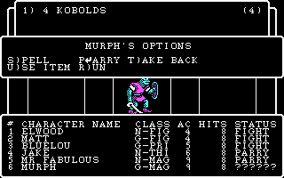 Wizardry I: Proving Grounds of the Mad Overlord — ss (WOR)