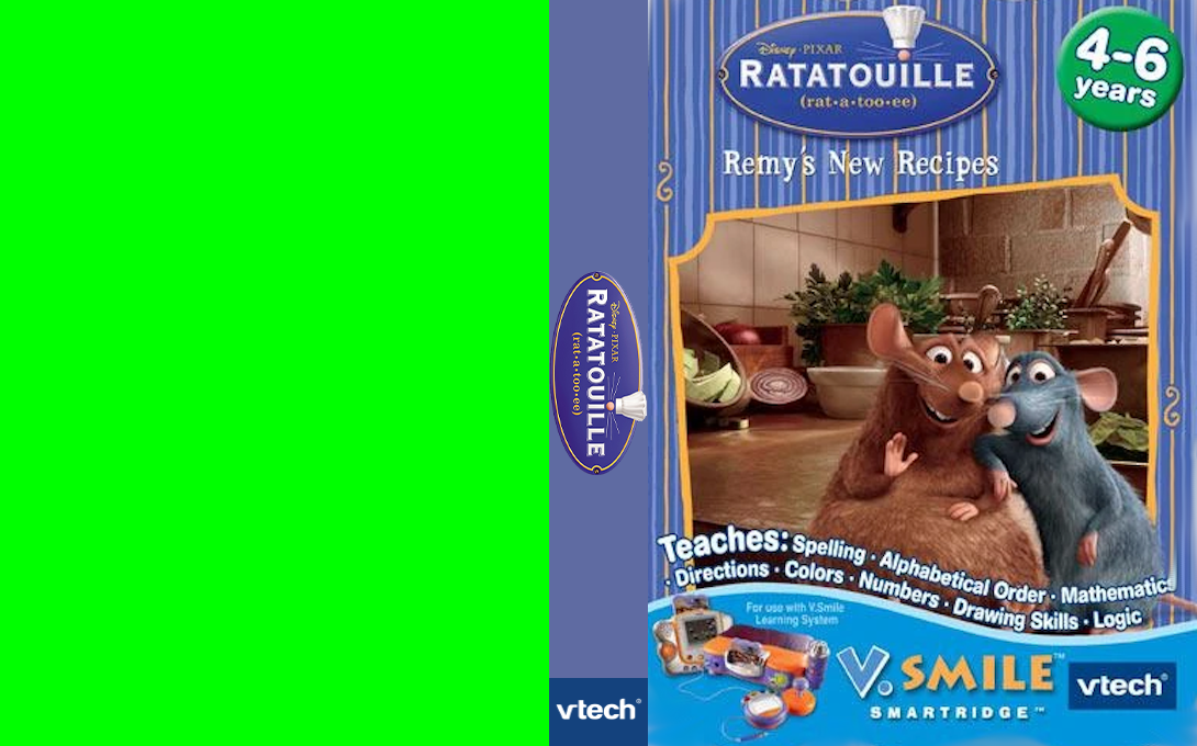 Ratatouille - Remy's New Recipes — box-texture (US)