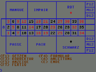 Roulette — ss (DE)