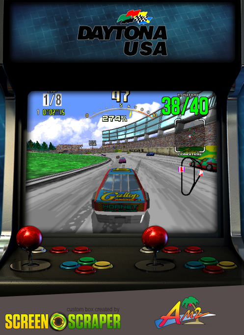 Daytona USA — box-2D (SS)