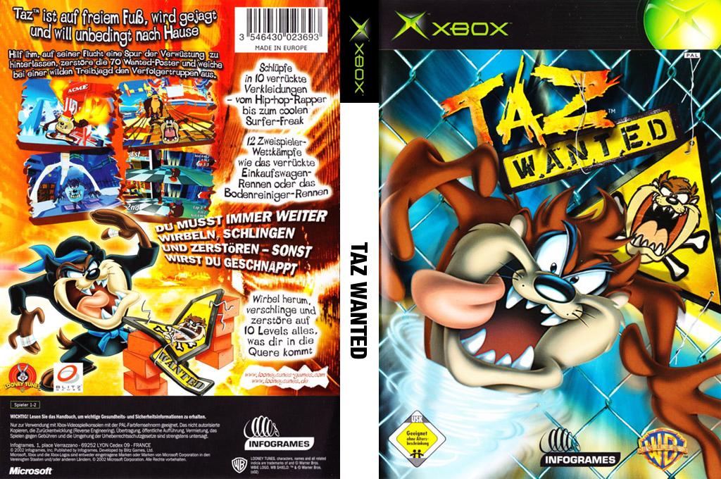 Taz - Wanted — box-texture (DE)