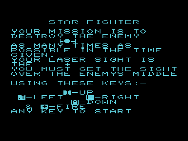 Star Fighter — sstitle (WOR)