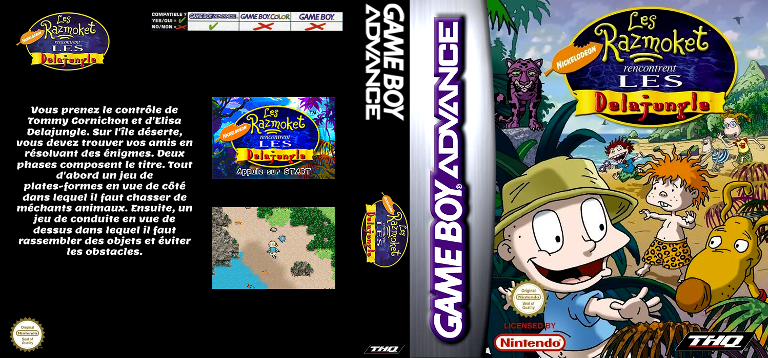 Rugrats - Go Wild — box-texture (FR)
