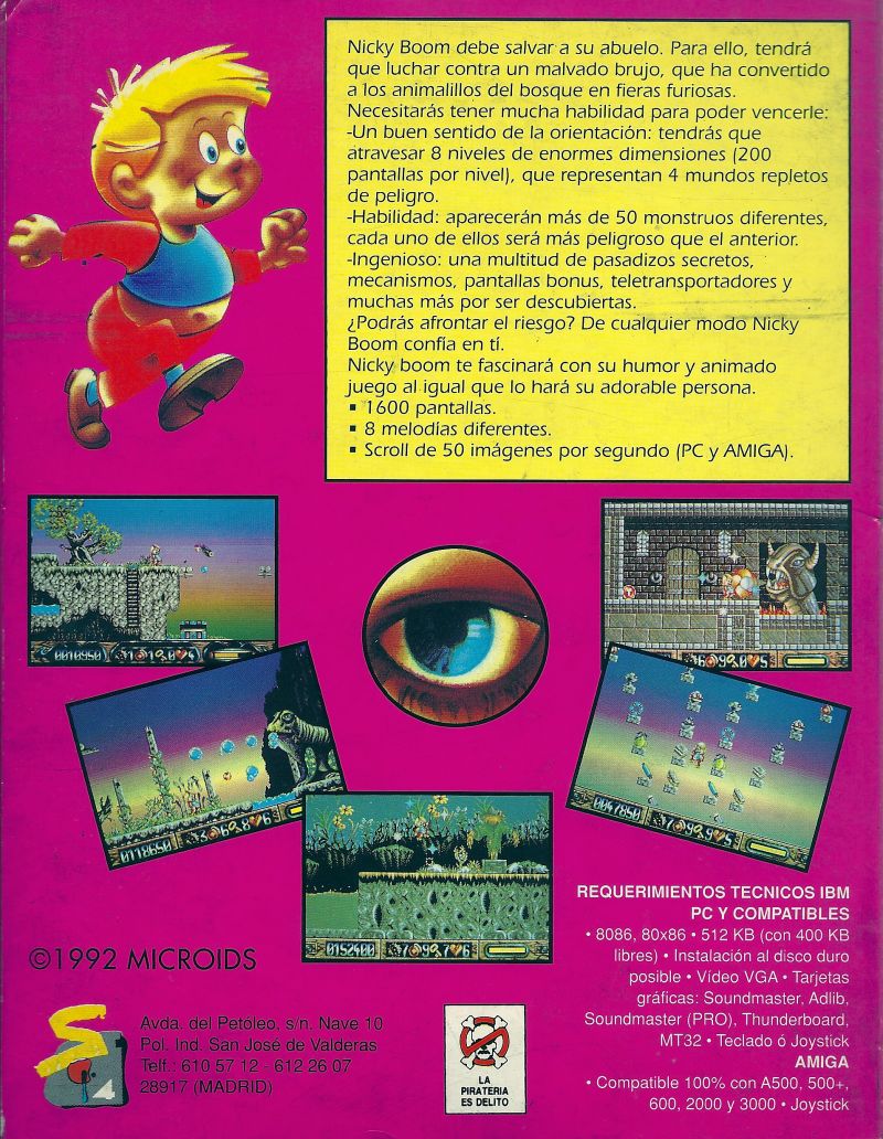 Nicky Boom — box-2D-back (ES)
