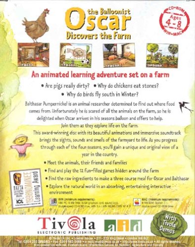 Oscar the Balloonist Discovers the Farm — box-2D-back (WOR)