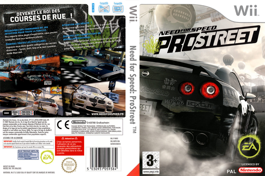 Need for Speed - Pro Street — box-texture (FR)