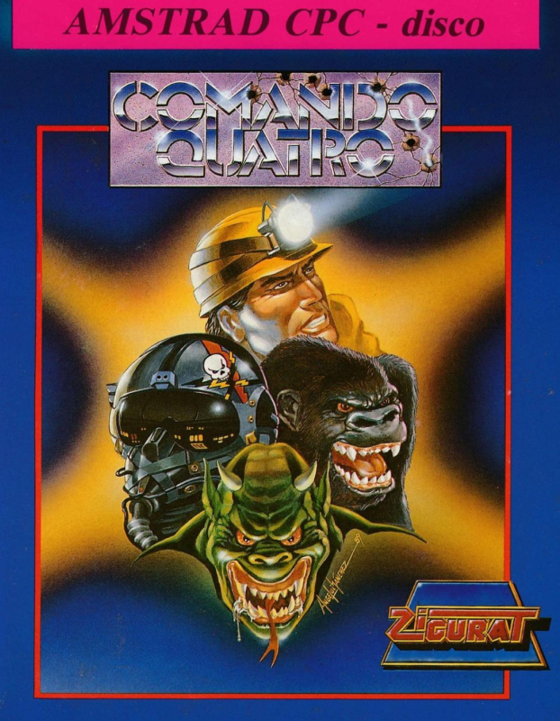 Comando Quatro box art