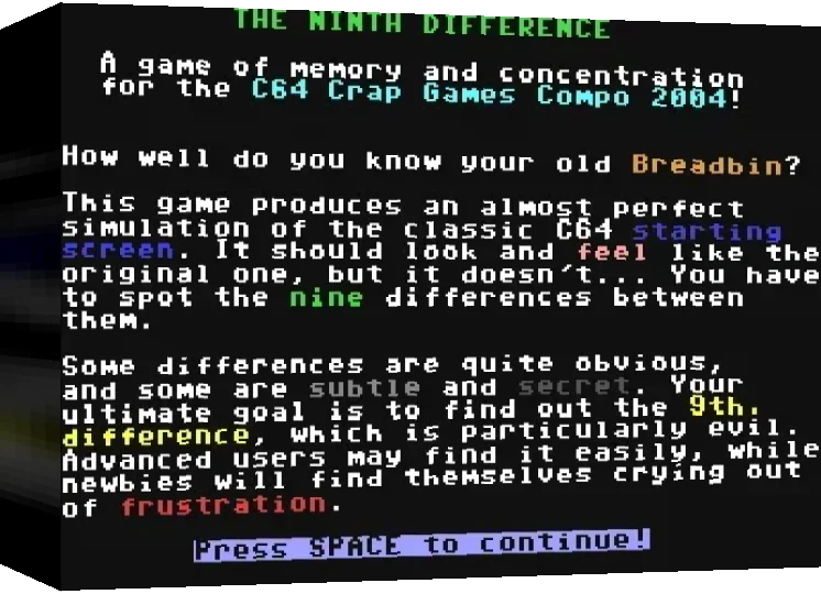 The Ninth Difference — box-3D (WOR)