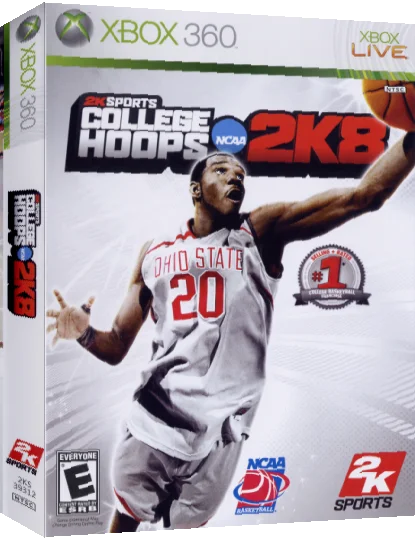 College Hoops 2K8 — box-3D (US)