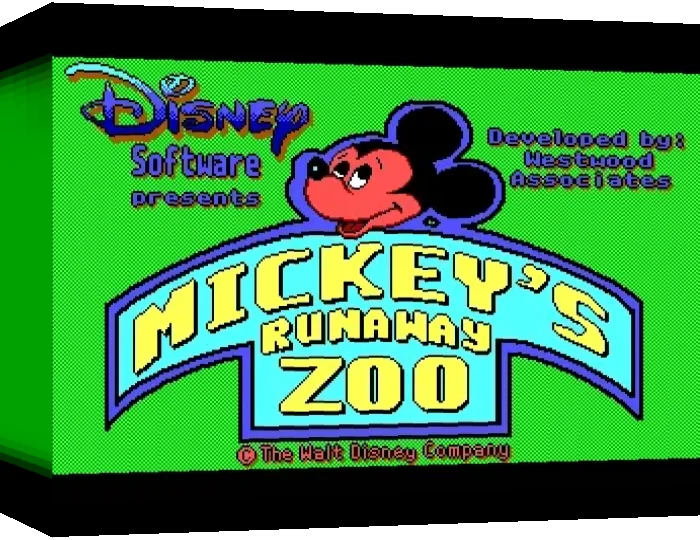 Mickey's Runaway Zoo — box-3D (EU)