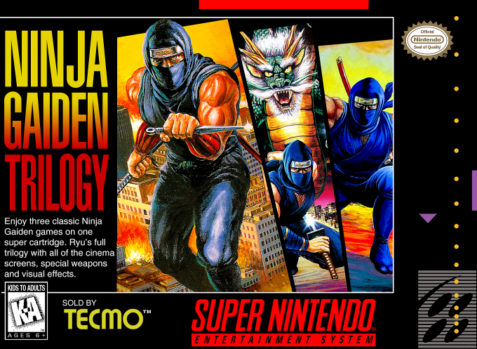 Ninja Gaiden Trilogy box art