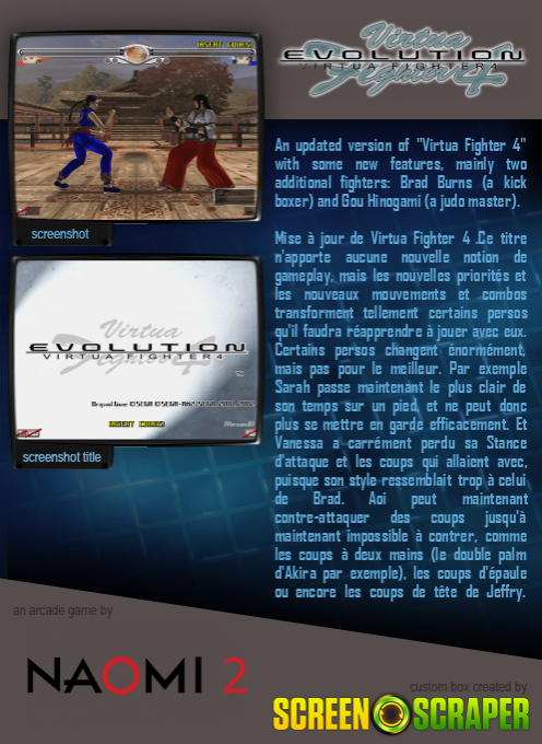 Virtua Fighter 4 Evolution — box-2D-back (SS)