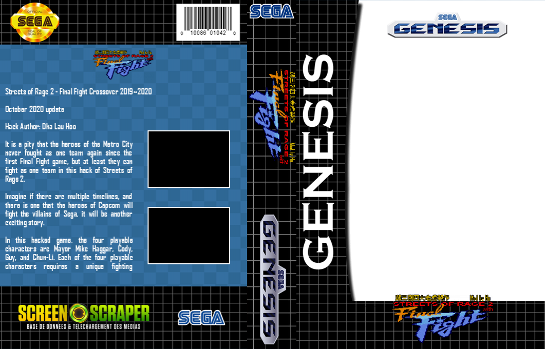 SOR2 : Final Fight Crossover 2019-2020 — box-texture (SS)