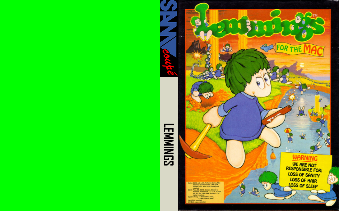 Lemmings — box-texture (EU)