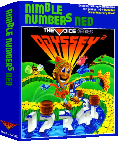 Nimble Numbers Ned — box-3D (US)