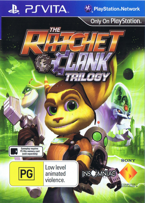 Ratchet & Clank Trilogy, The — box-2D (AU)