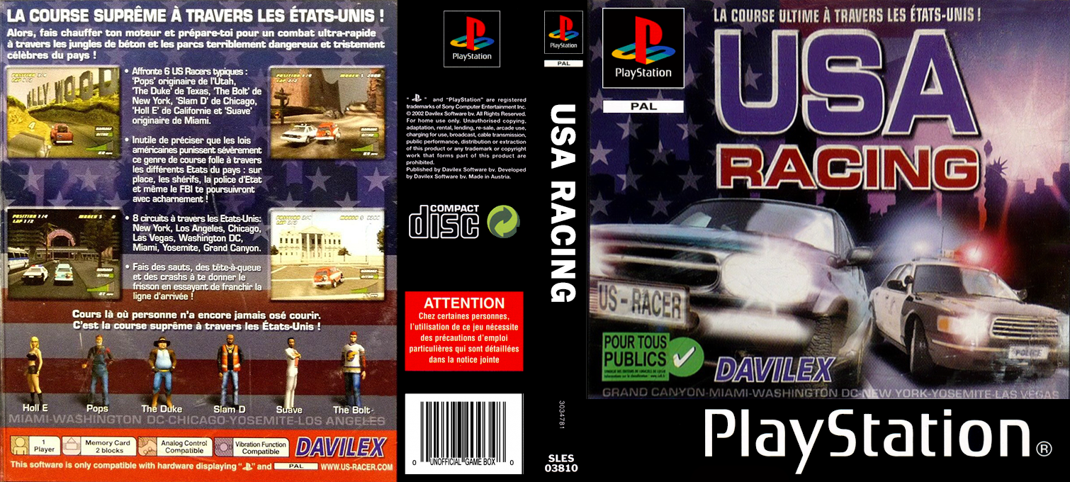 Usa Racer — box-texture (FR)