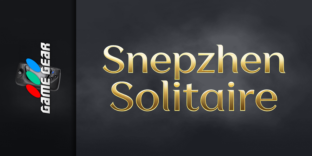 Snepzhen Solitaire — screenmarquee (WOR)