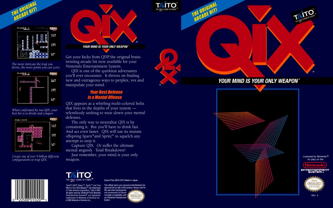 Qix — box-texture (US)