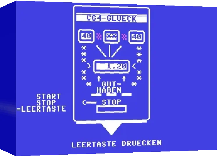Slot Machine C64-Luck — box-3D (WOR)