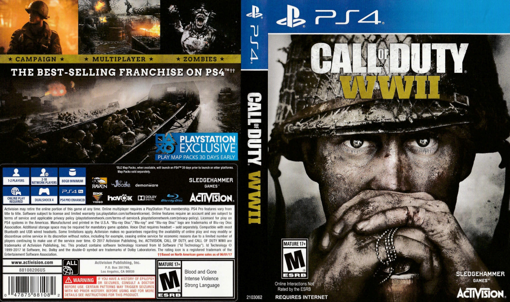 Call of Duty - WW2 — box-texture (US)
