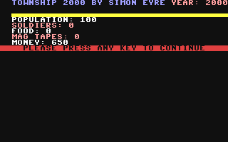 Township 2000 — sstitle (WOR)