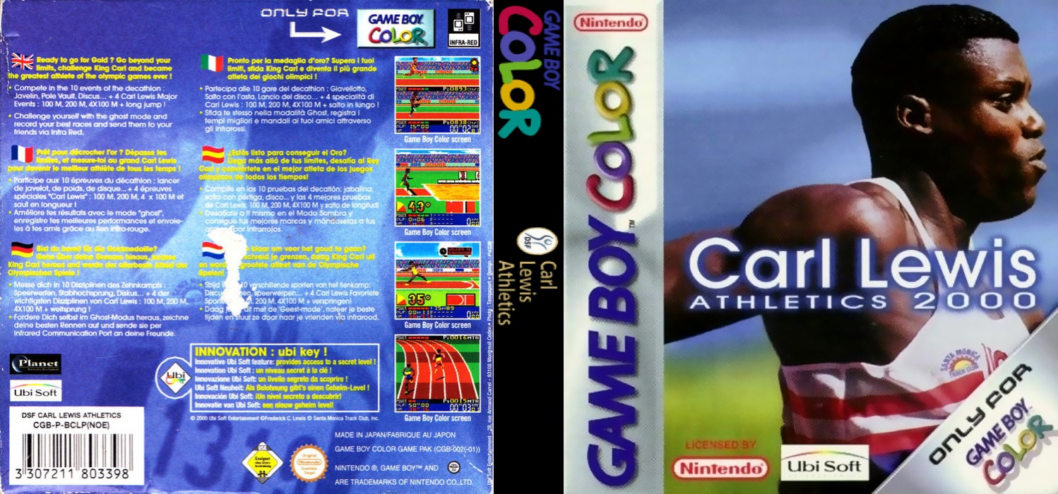 Carl Lewis Athletics 2000 — box-texture (EU)