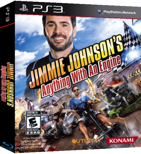 Jimmie Johnson's Anything with an Engine — box-3D (US)